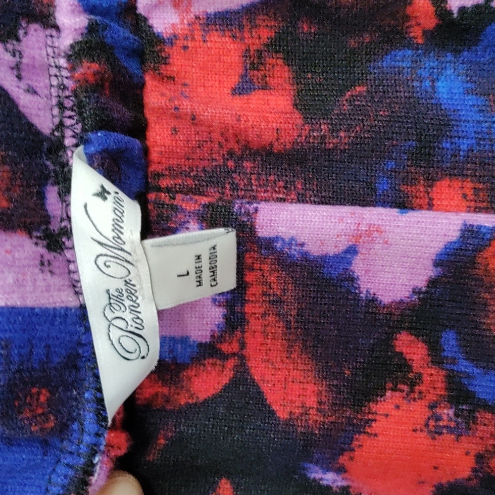 💜❤️💙The Pioneer Woman Purple and Red Floral Pajama Set NWOT - Picture 10 of 10